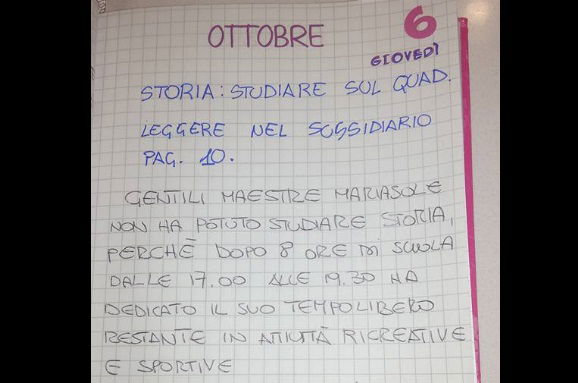 La Lettera Di Una Mamma Alle Maestre Basta Compiti Dopo Scuola