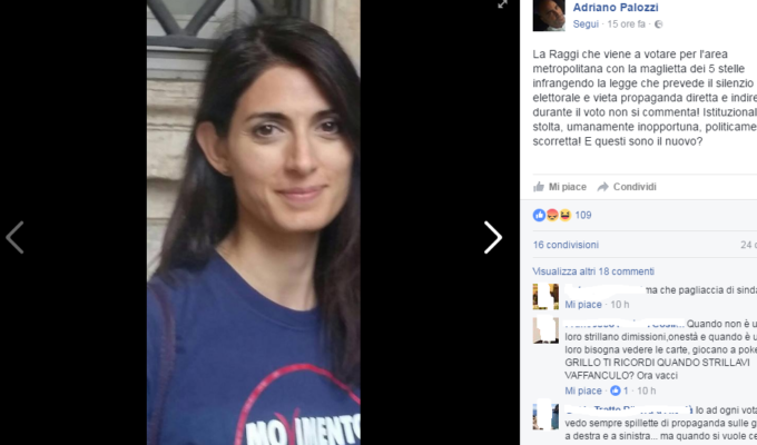 Virginia Raggi Chiara Appendino confronto