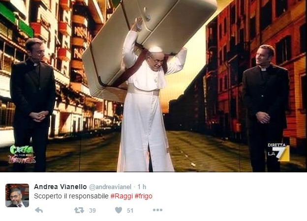 virginia raggi frigo