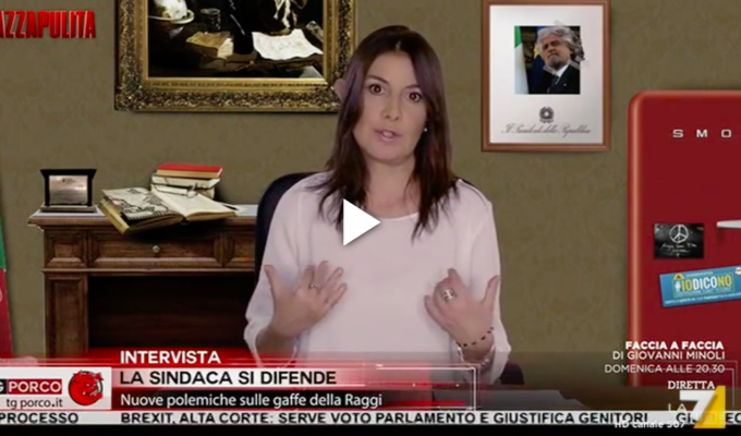 sabina guzzanti imita virginia raggi
