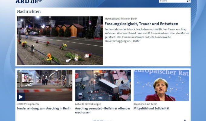 Attentato di Berlino media