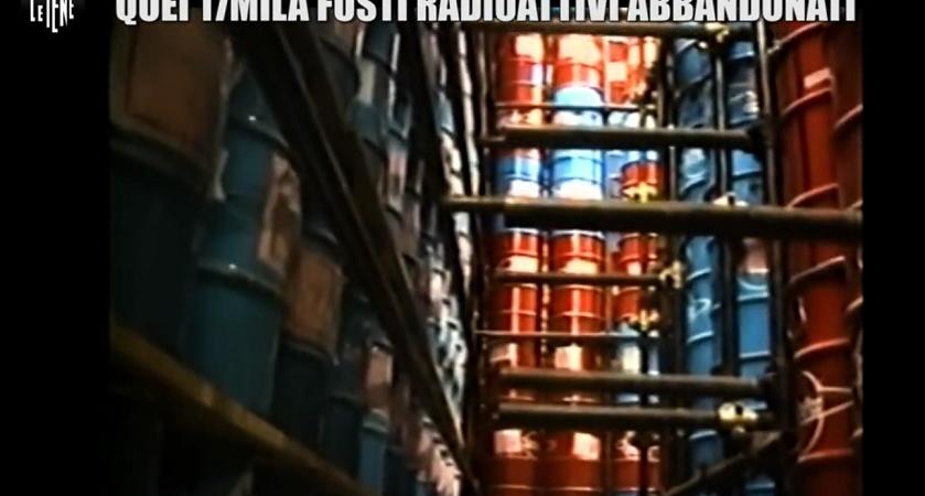 iene fusti radioattivi