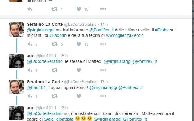 virginia raggi lettera papa