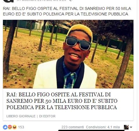 bello figo sanremo