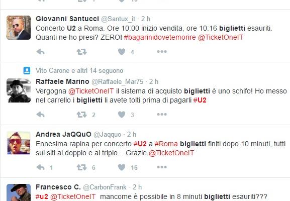 roma u2 biglietti