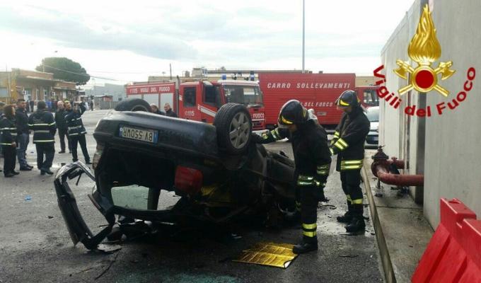 auto caduta