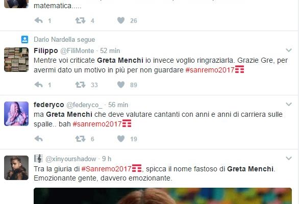 greta menchi sanremo 2017