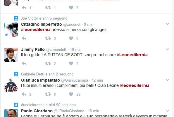 leone di lernia morto
