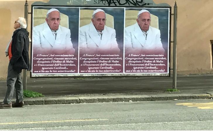 manifesti papa francesco