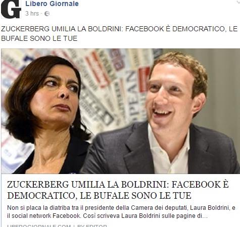 mark zuckerberg laura boldrini