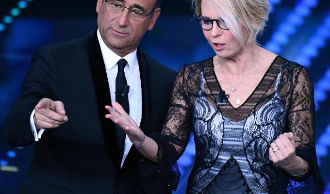Maria De Filippi vestiti sanremo, vestiti sanremo 2017, vestiti sanremo 2017 quarta serata