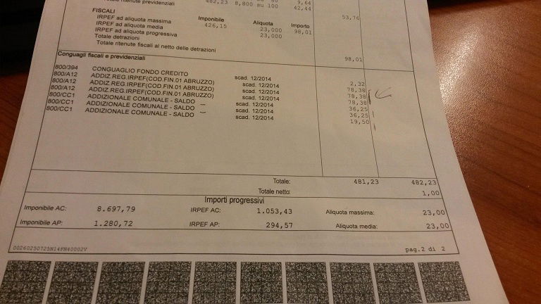 taglio cuneo fiscale