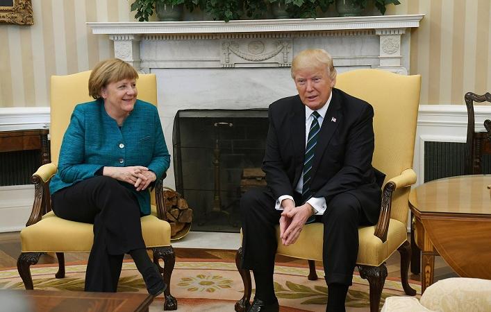 Trump Merkel