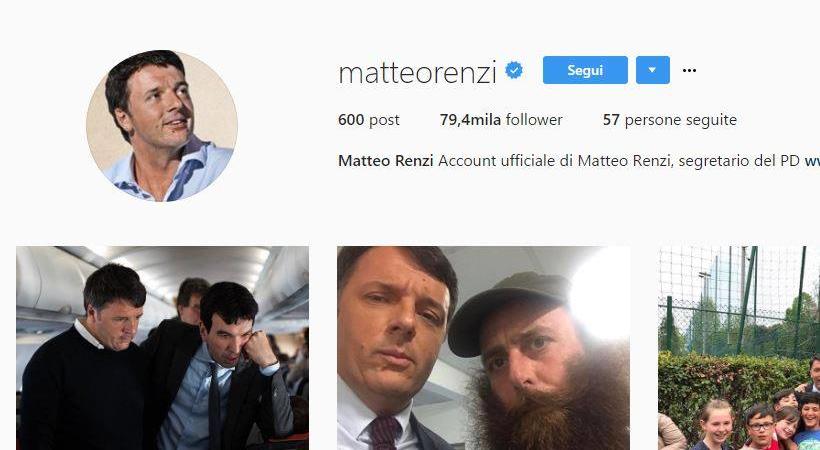 matteo renzi instagram