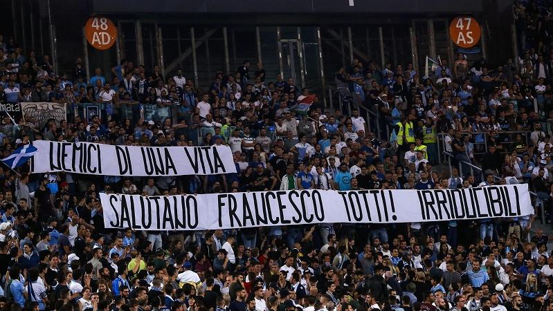 striscione lazio