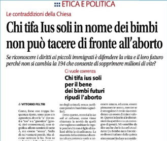 feltri ius soli