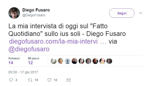 fusaro ius soli