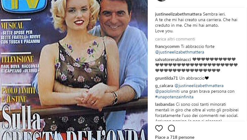 Justine Mattera Paolo Limiti