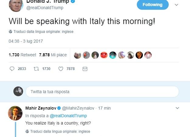 donald trump italy