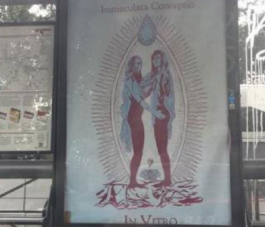 manifesti blasfemi