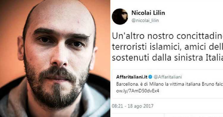 Nicolai Lilin tweet Boldrini