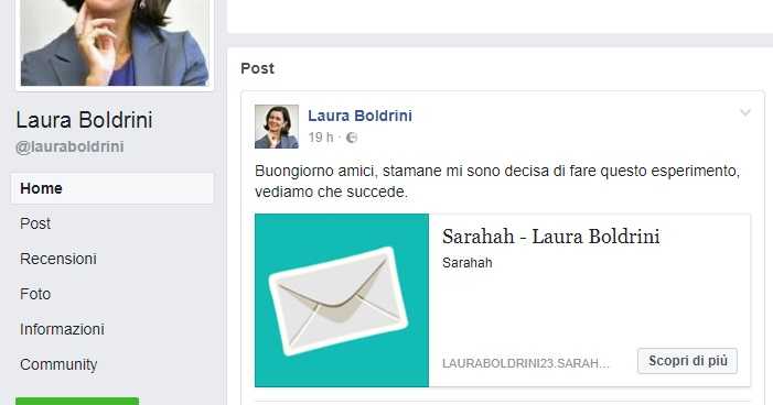 boldrini Sarahah