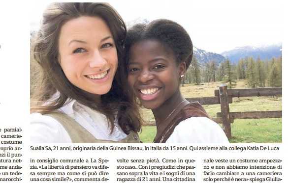 cameriera nera