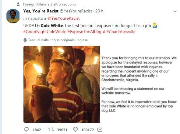 licenziato charlottesville