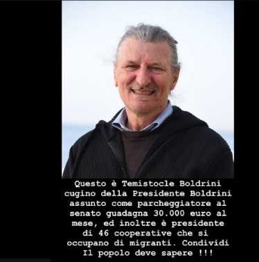 Temistocle Boldrini, il folle successo della bufala contro Laura Boldrini