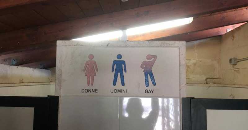 toilette per gay
