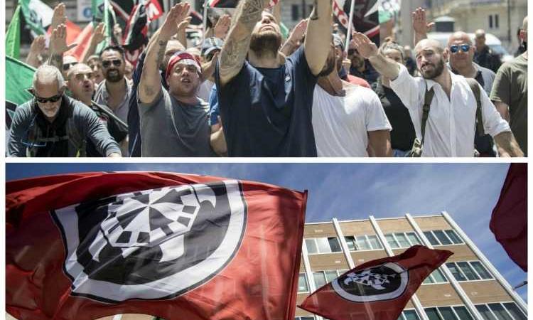 Casapound contro Forza Nuova