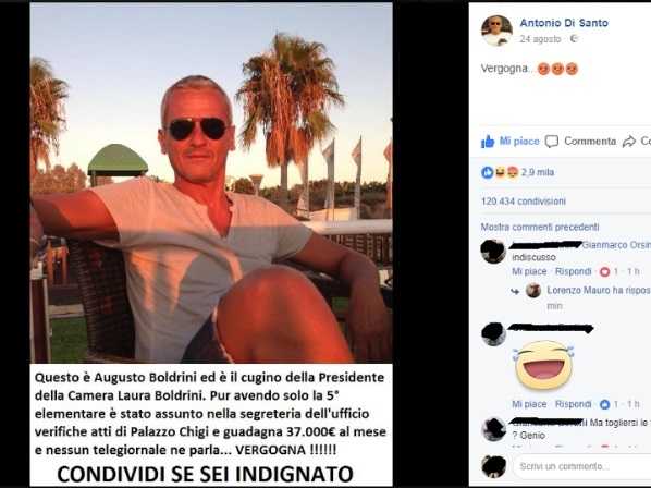 La geniale bufala di Augusto Boldrini continua il suo incredibile successo