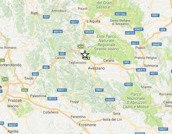 terremoto Scurcola Marsicana