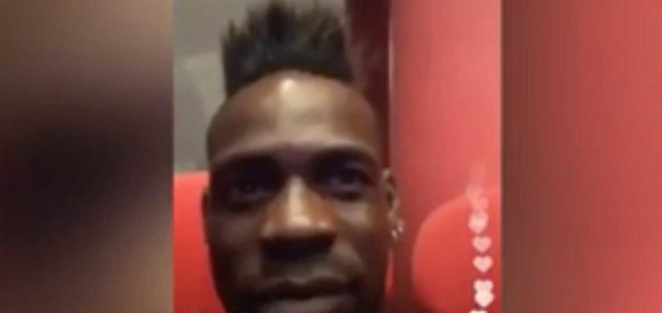 Balotelli esulta contro Juve