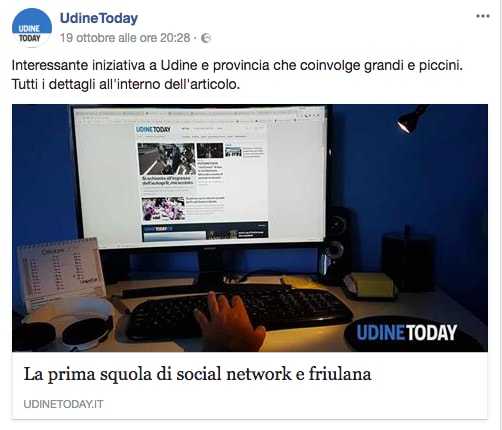 Esperimento Udine Today