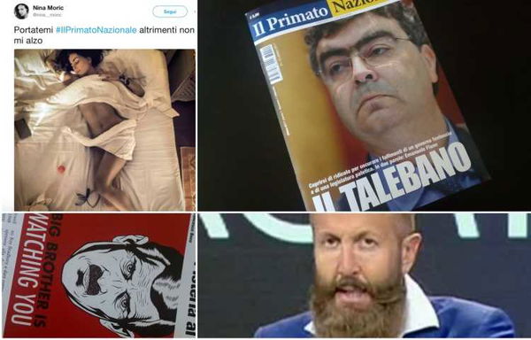 «Il Primato Nazionale» debutta in edicola: per il periodico di CasaPound firma anche Paolo Bargiggia | GALLERY