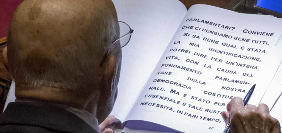 Napolitano discorso Senato
