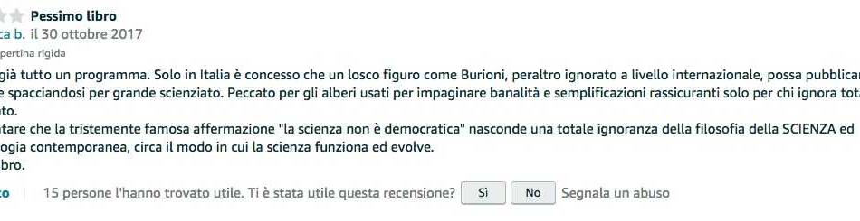 Recensioni negative no-vax