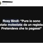 Rosy Bindi molestata