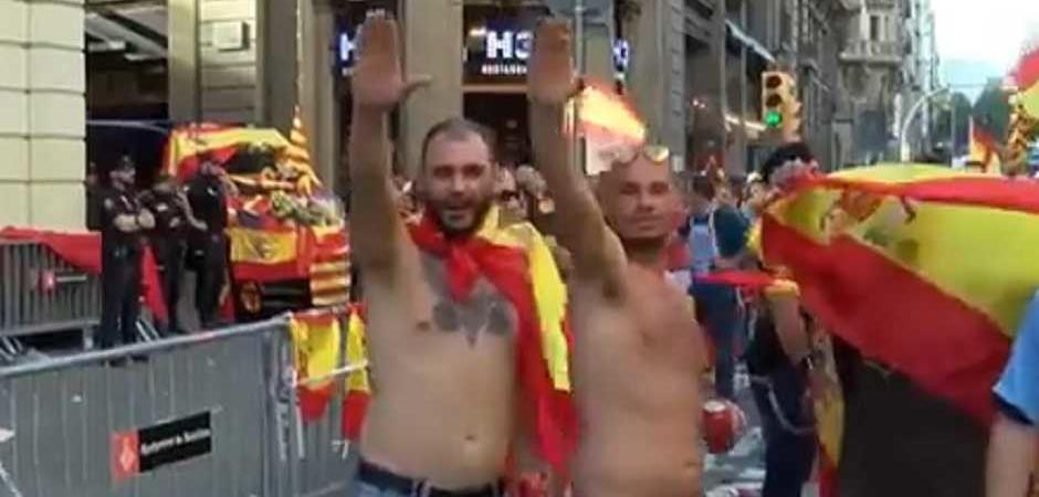 saluto romano spagna