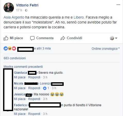 vittorio feltri fake