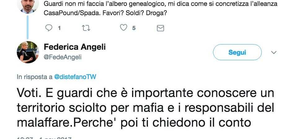 Federica Angeli CasaPound