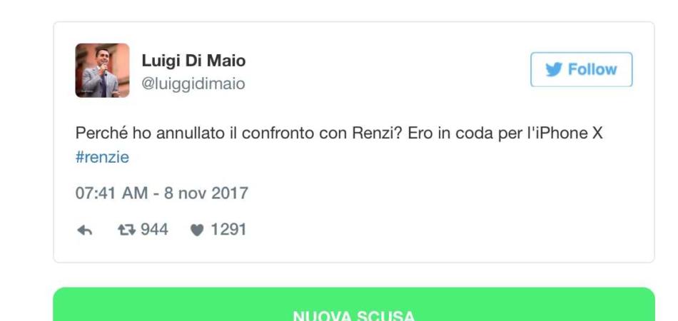 generatore scuse Di Maio