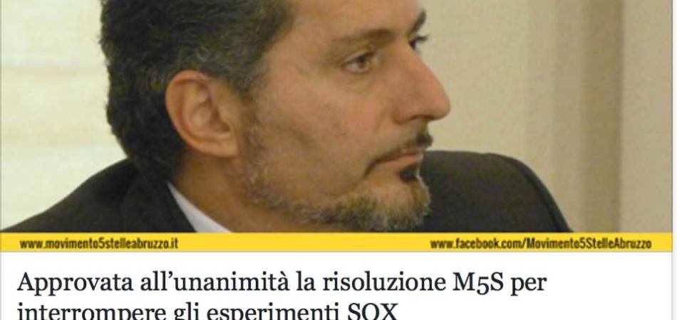 risoluzione M5S SOX