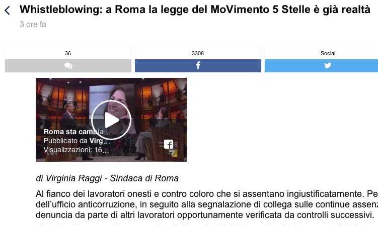 licenziamento della dipendente del Campidoglio