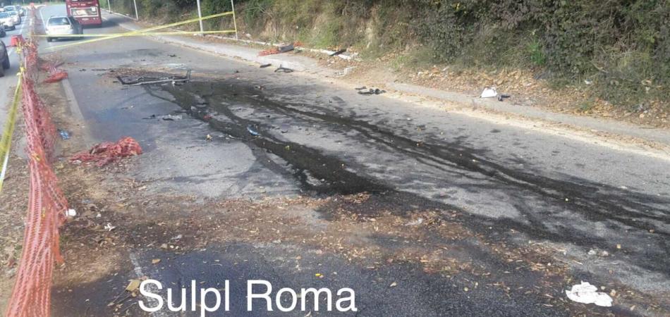 pulizia della strada dopo gli incidenti