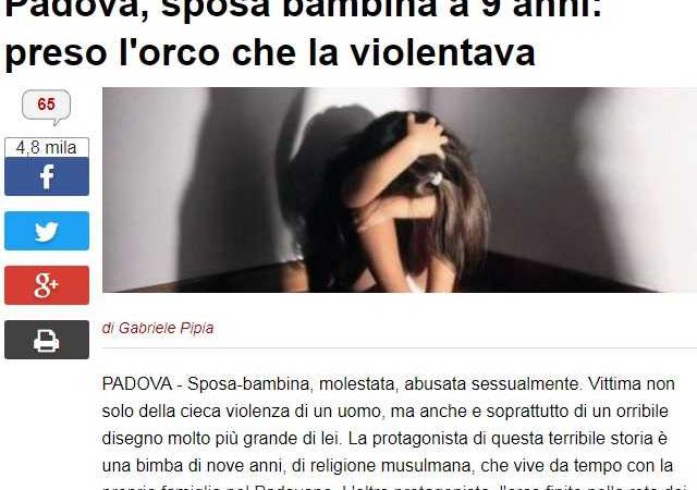 sposa bambina