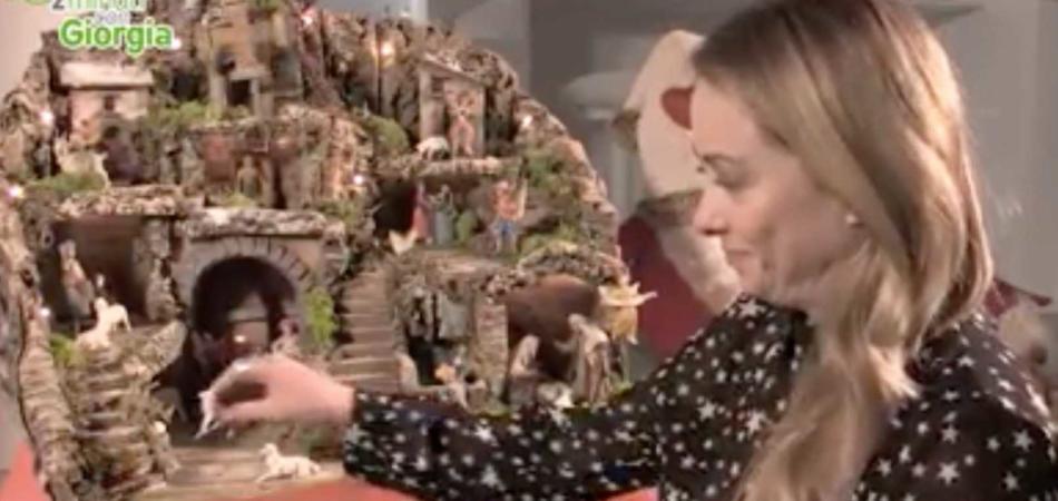 Giorgia Meloni presepe