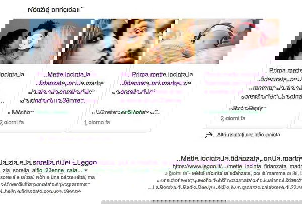 La bufala di Alfio, il ragazzo calabrese che mette incinta fidanzata, madre, zia e sorella di lei