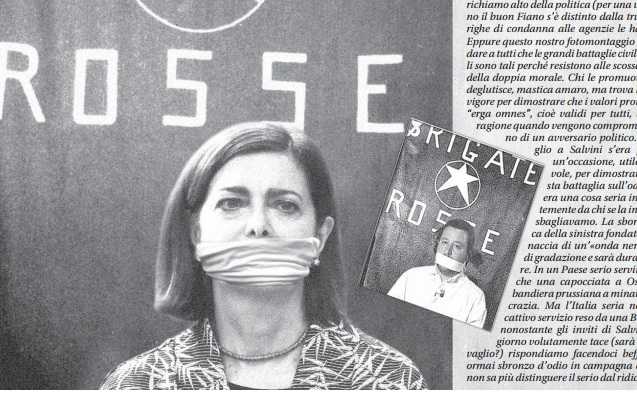 laura boldrini imbavagliata